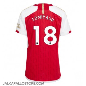 Arsenal Takehiro Tomiyasu #18 Kotipaita Naisten 2023-24 Lyhythihainen